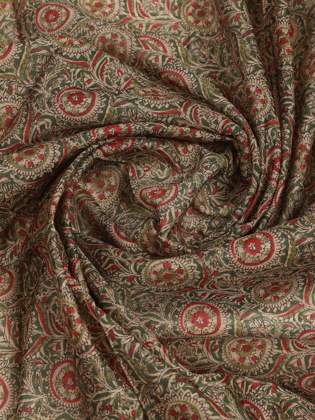 Embroidered Tussar Unstitched Suit With Dupatta