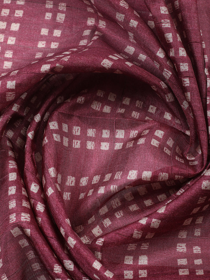 Embroidered Cotton Blend Unstitched Suit With Pant &amp; Dupatta