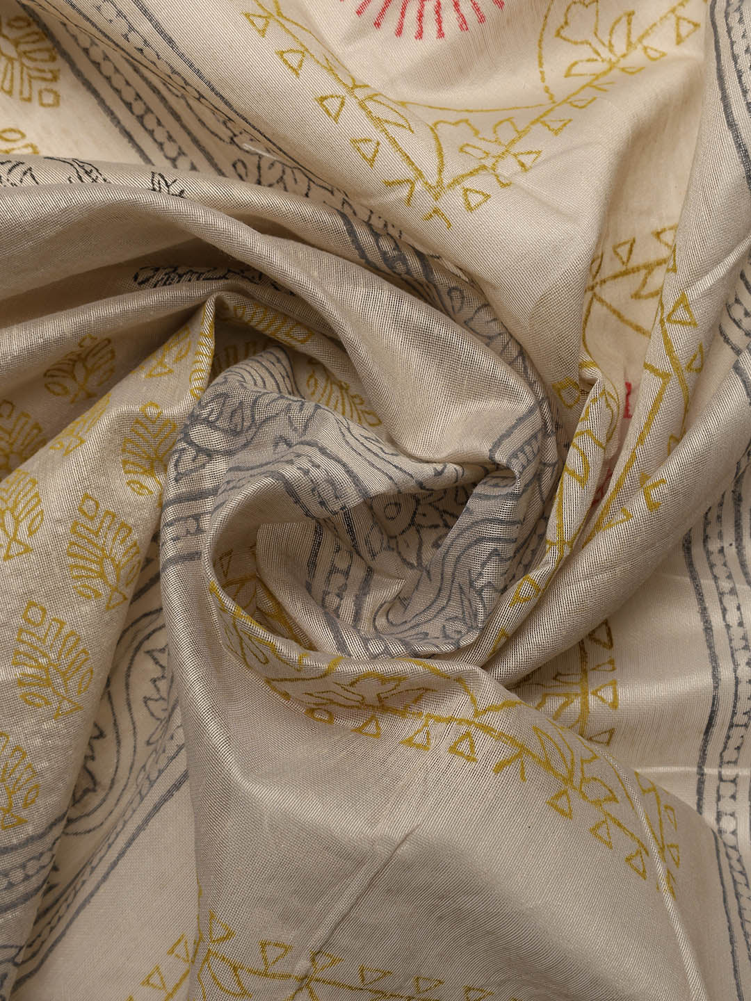 Neck Embroidered Cotton Blend Unstitched Suit With Dupatta