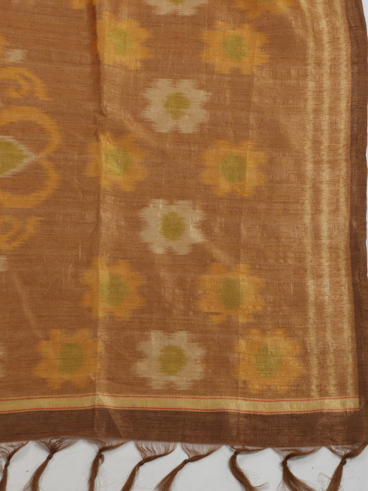 Printed Tussar Saree