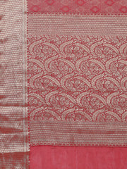 Light Brocade Woven Georgette Saree