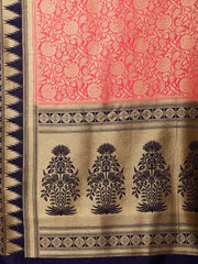 Brocade Zari Jaal Woven Handloom Saree