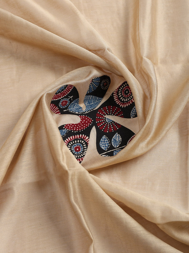 Embroidered, Cotton Blend Unstitched Suit With Pant &amp; Dupatta