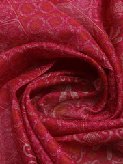 Embroidered Chanderi Unstitched Suit With Dupatta