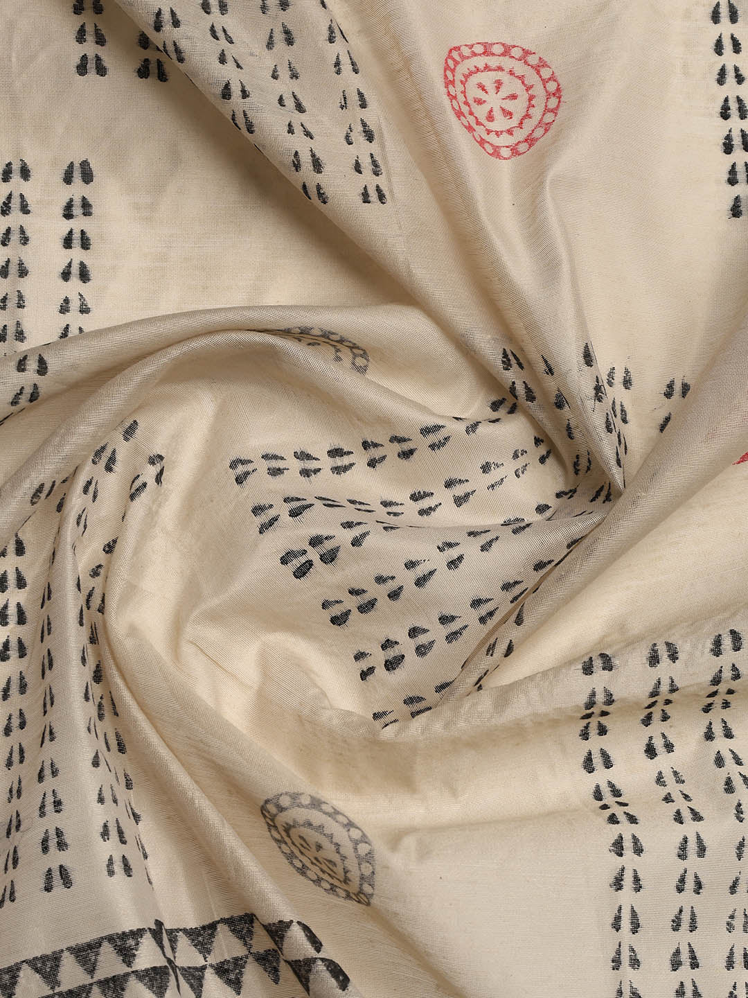 Neck Embroidered Cotton Blend Unstitched Suit With Dupatta