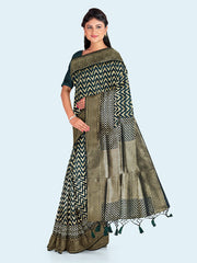 Zari Jaal Art Silk Woven Saree