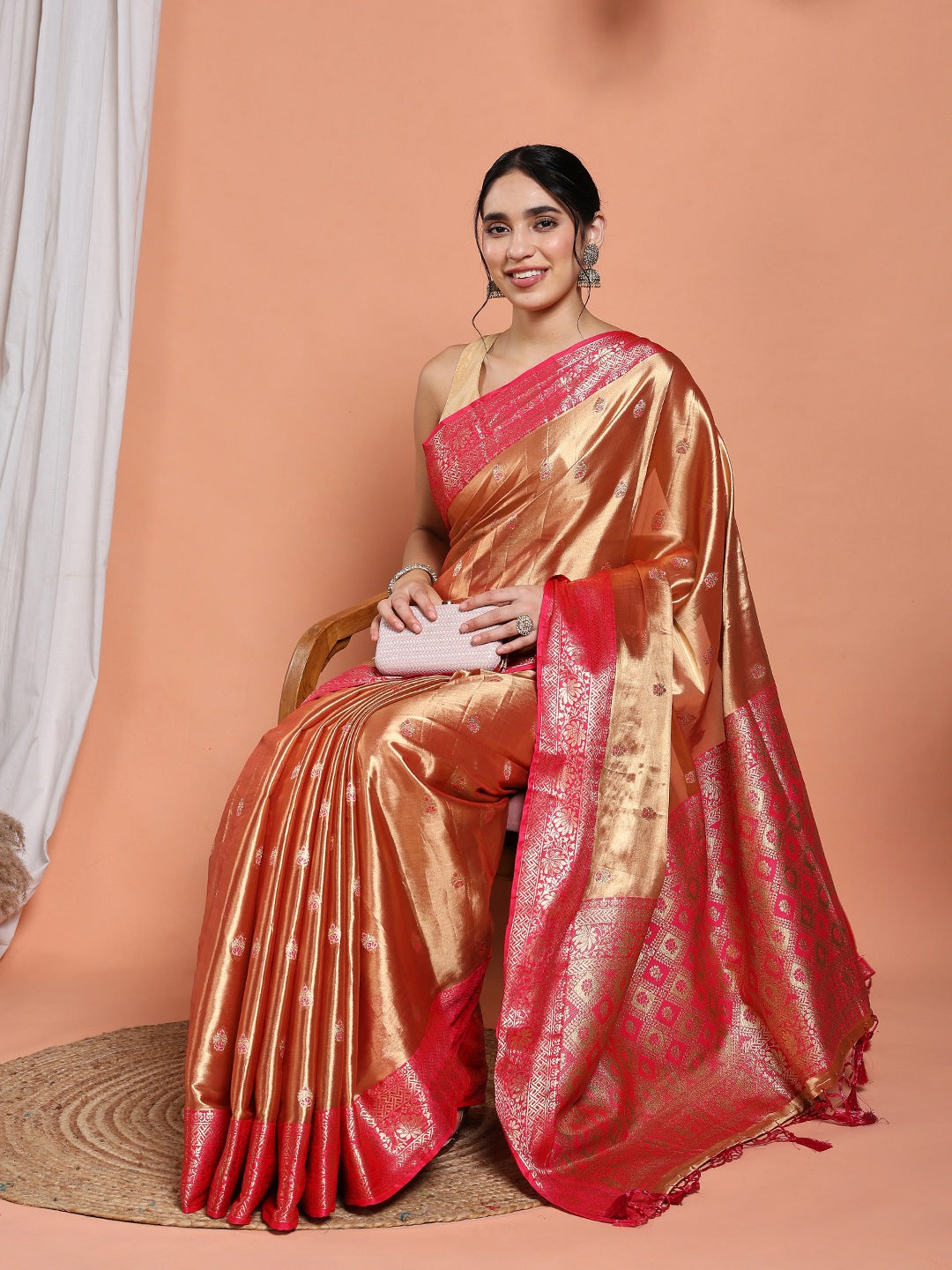 Woven Design Tissue Saree