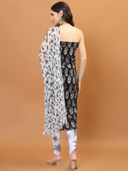 Printed Cotton Unstitched Suit Piece With Dupatta