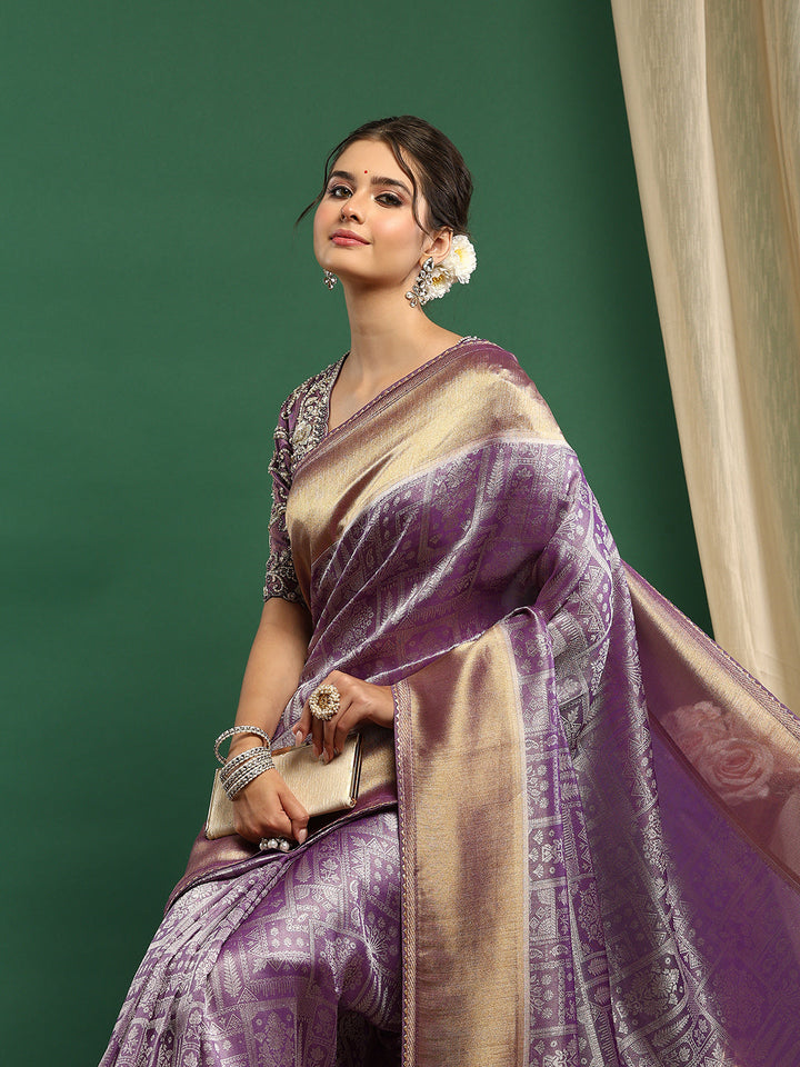 Embroidered Banarasi Saree