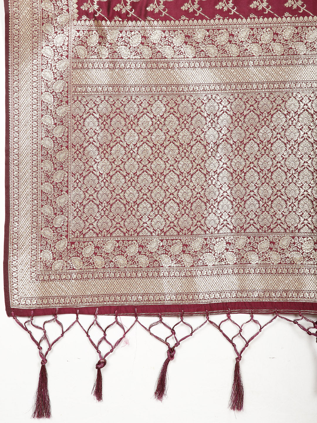 Stone Work Banarasi Woven Saree