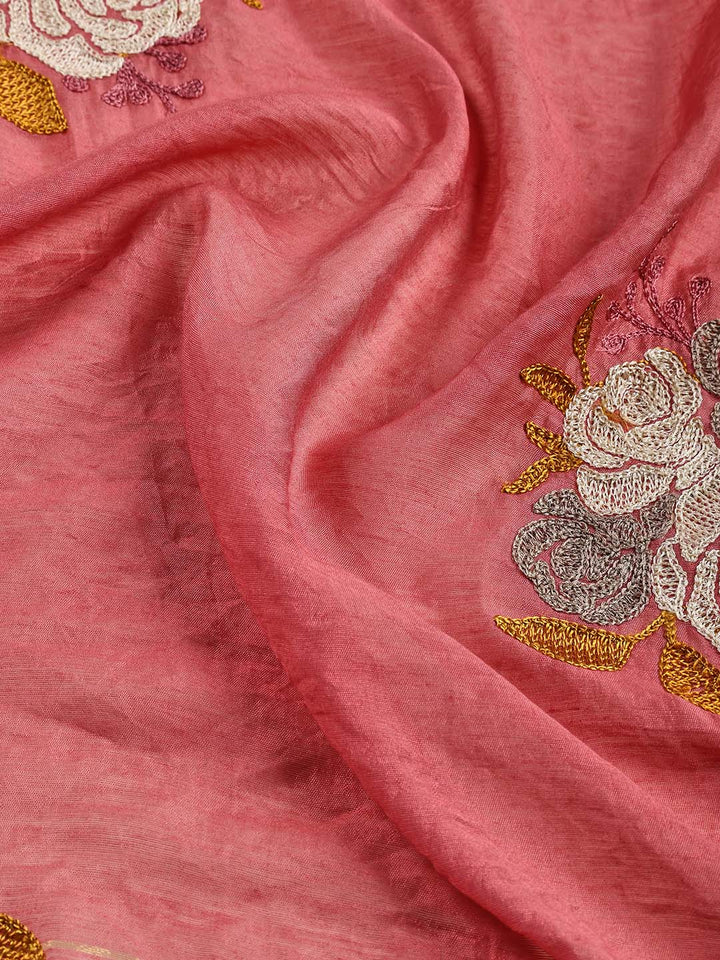 Printed Cotton Blend Unstitched Suit Piece With Dupatta