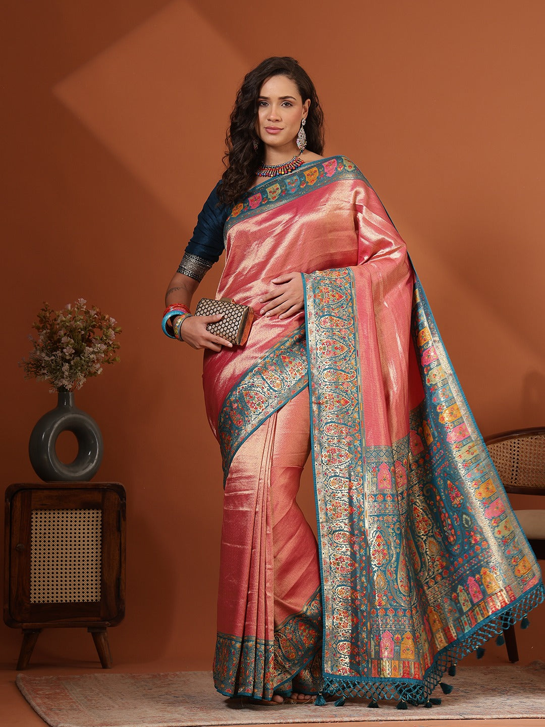 Woven Design Dola Silk Saree