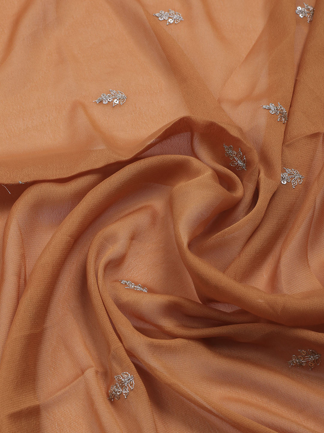 Zari Jaal Art Silk Unstitched Suit Piece With Dupatta
