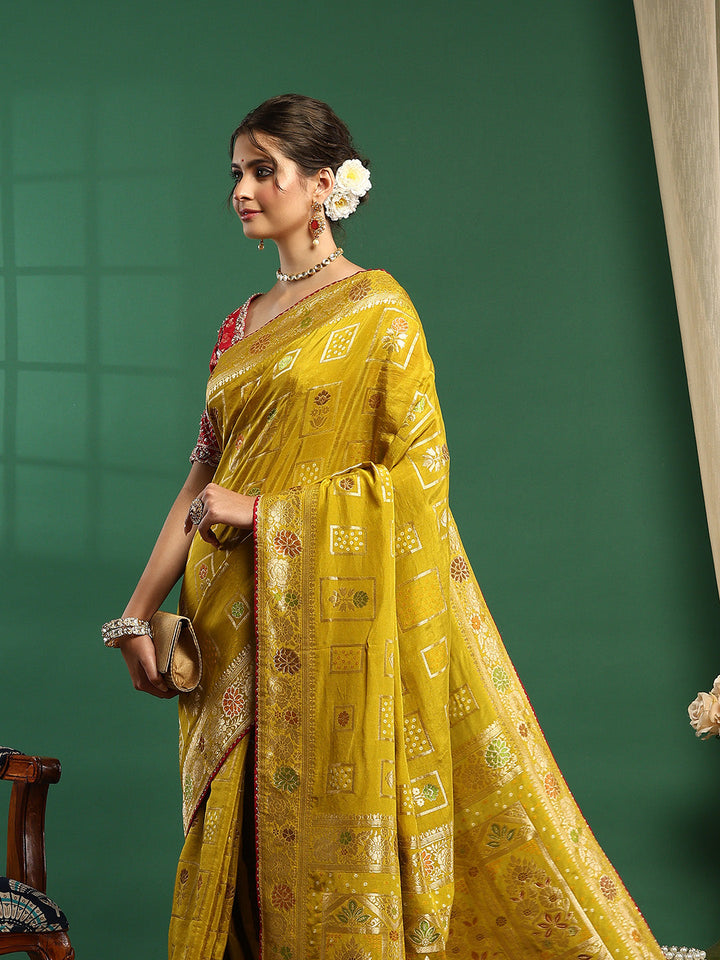 Embroidered Banarasi Saree
