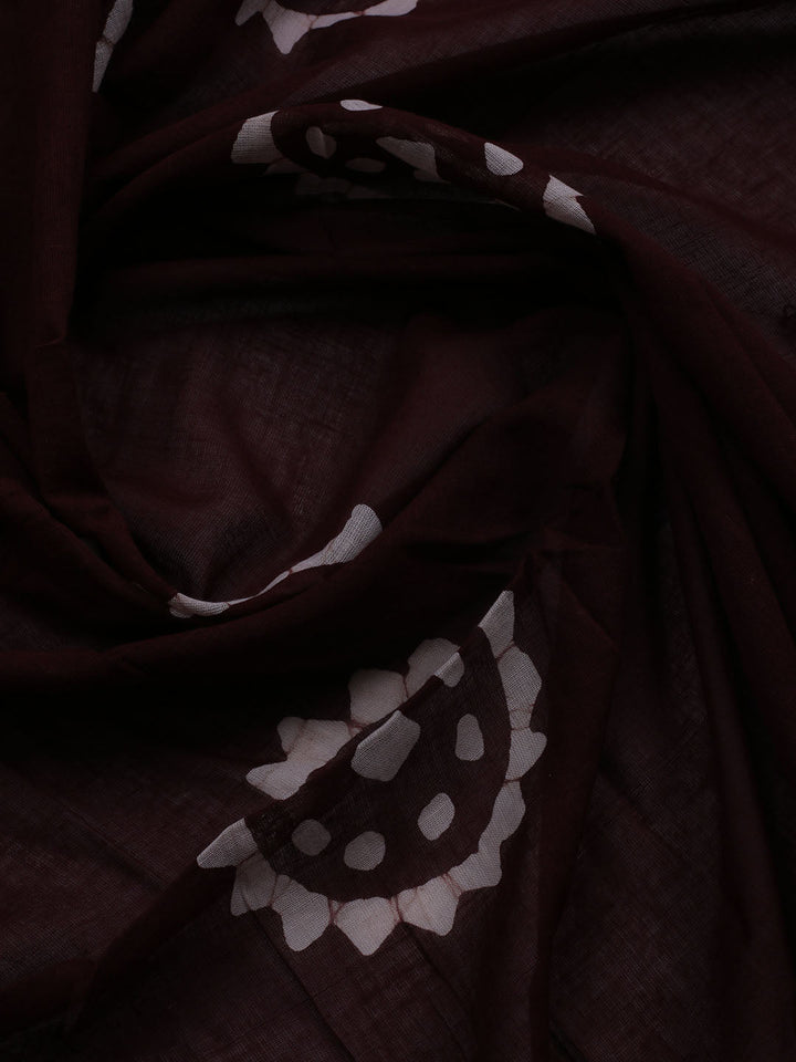 Printed Cotton Blend Unstitched Suit With Dupatta