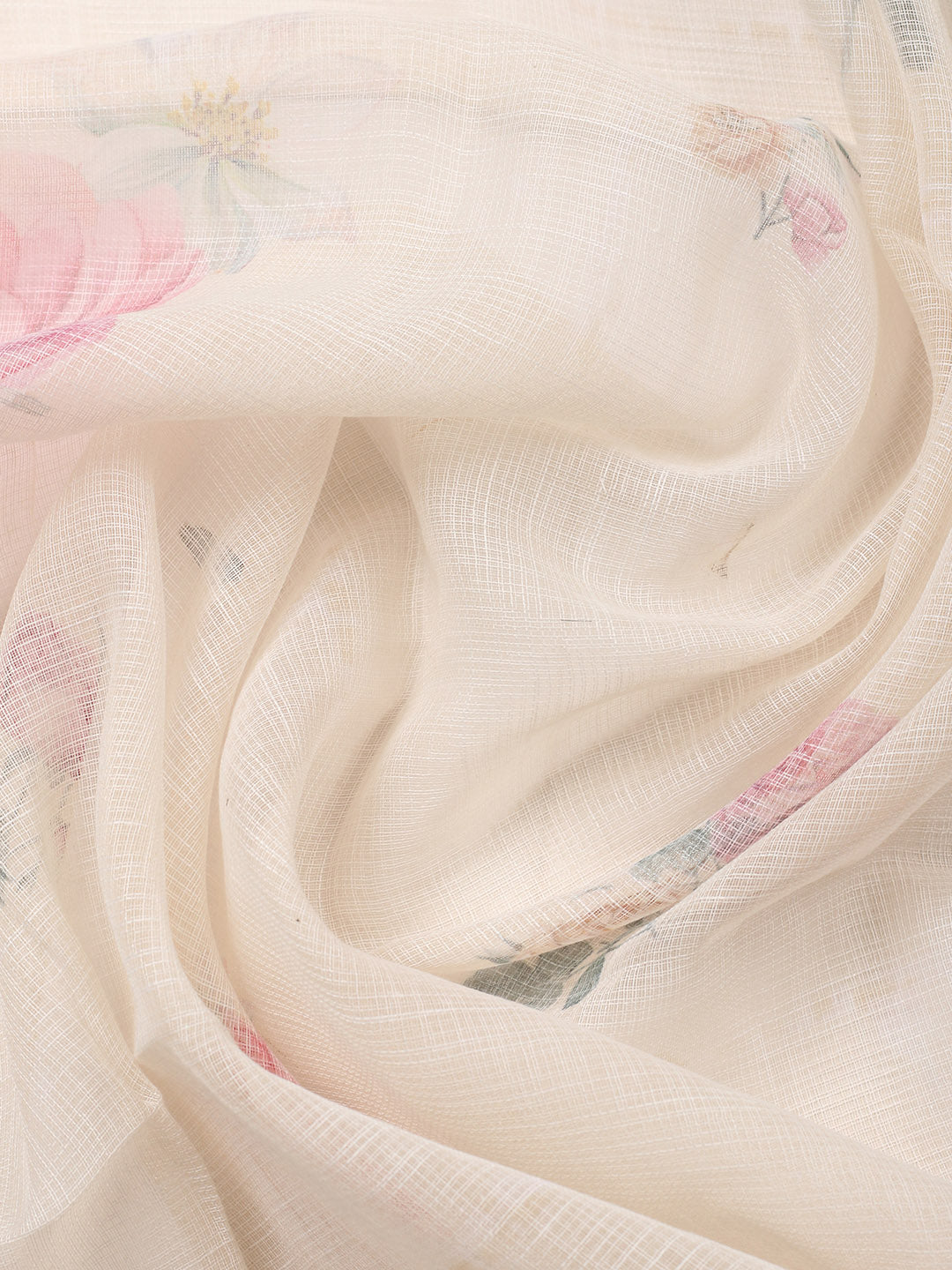 Embroidered Cotton Blend Unstitched Suit With Pant &amp; Dupatta