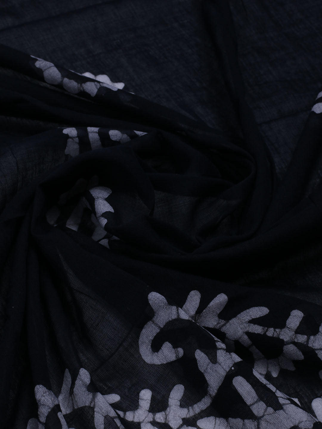 Printed Cotton Blend Unstitched Suit With Dupatta