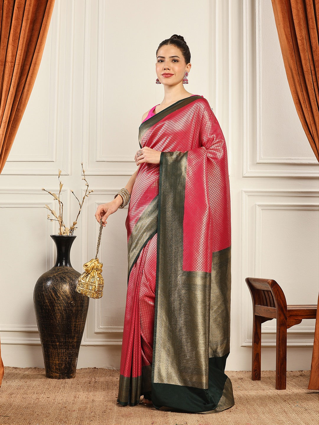 Woven Design Art Silk Saree