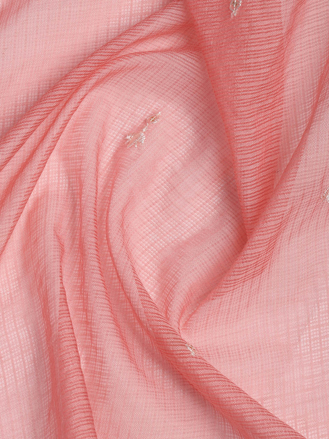 Embroidered Cotton Blend Unstitched Suit Piece With Dupatta
