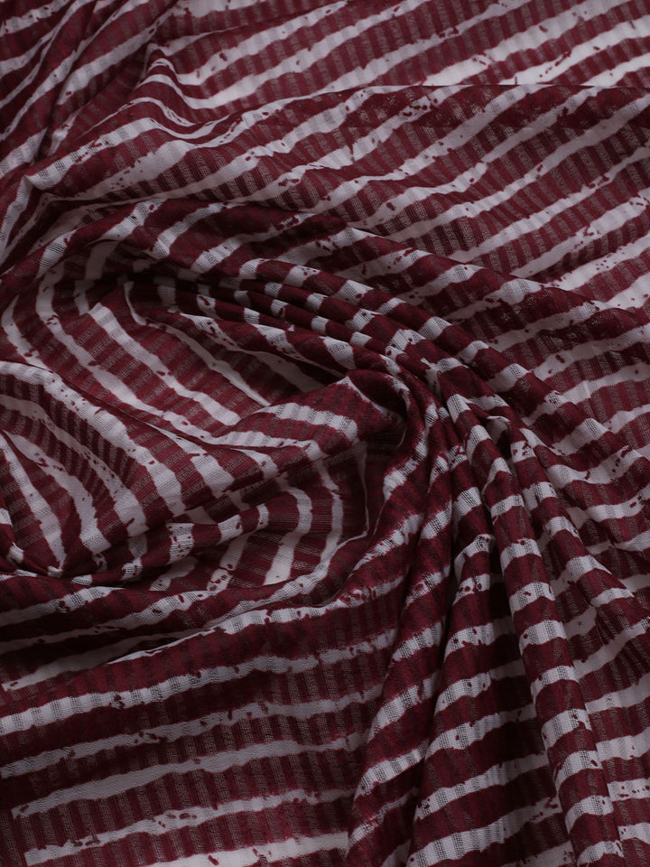 Printed Cotton Blend Unstitched Suit With Dupatta