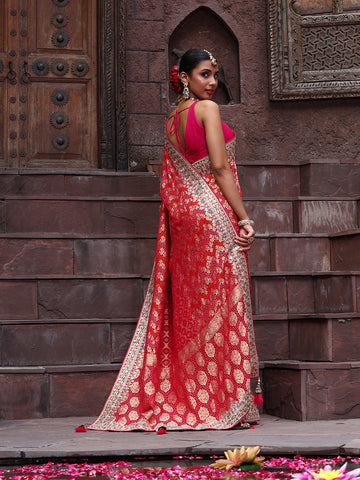 Gharchola Georgette Saree