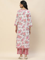 Printed Cotton Kurta Set