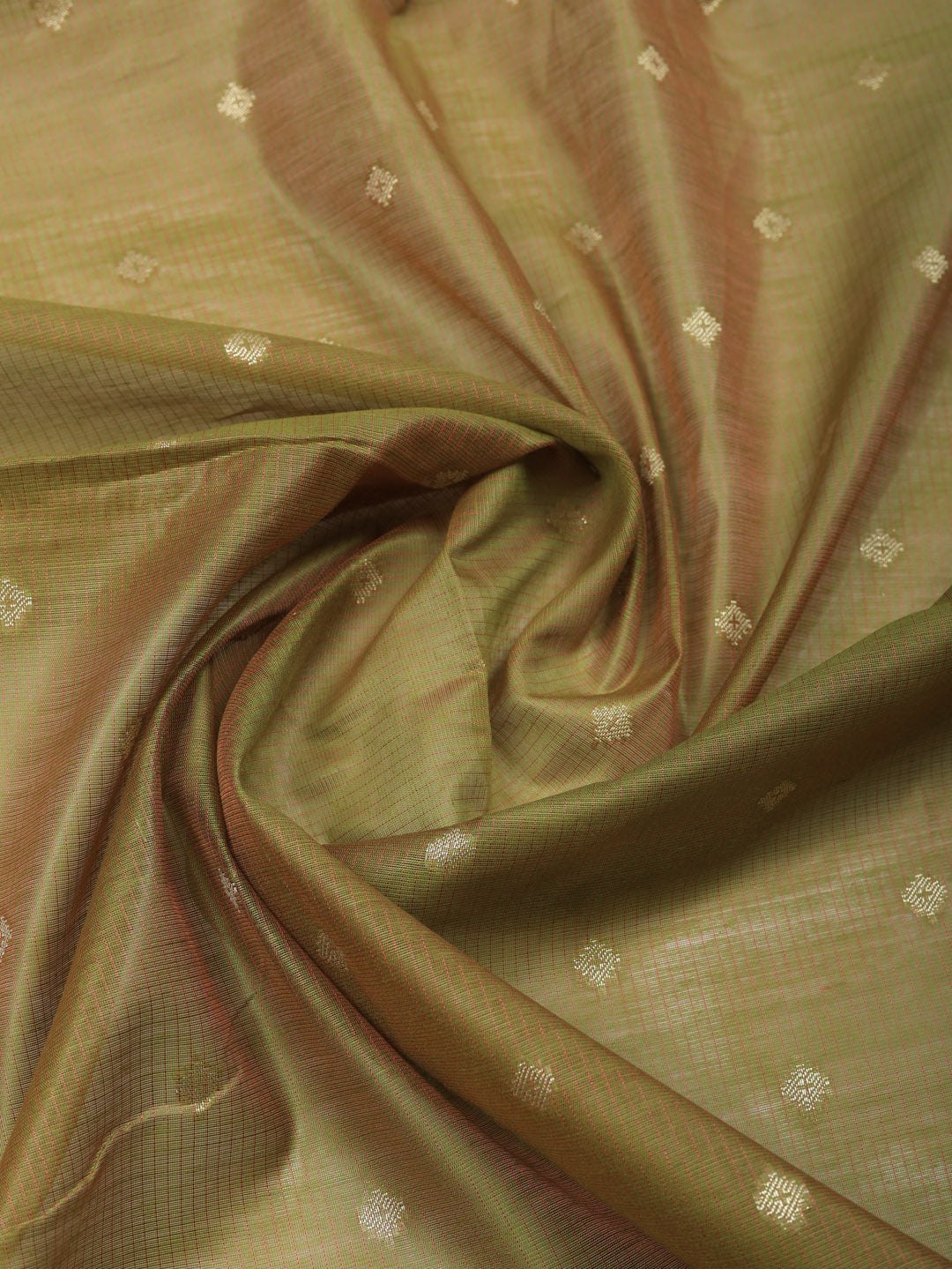 Embroidered Chanderi Unstitched Suit With Pant &amp; Dupatta