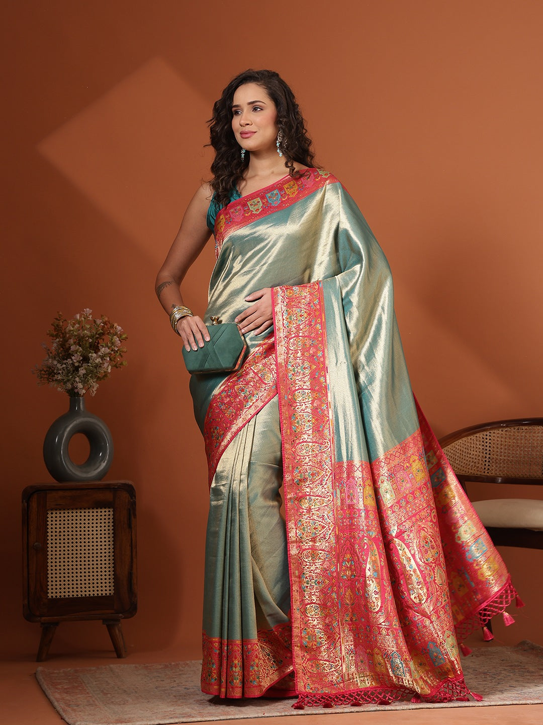 Woven Design Dola Silk Saree