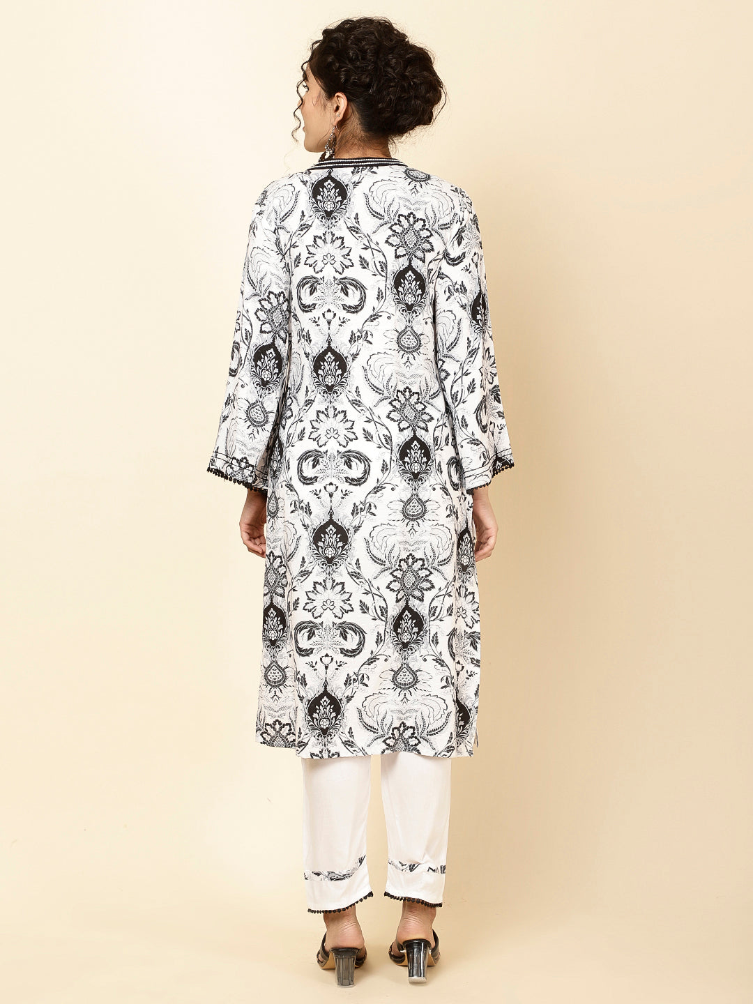 Printed Cotton Blend Kurta