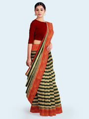 Zari Jaal Woven Art Silk Saree