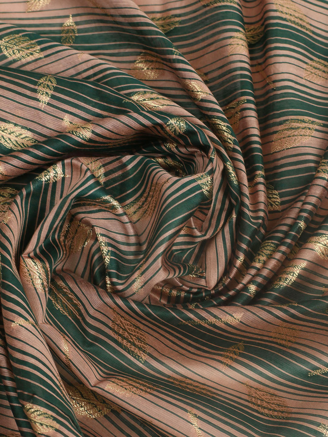 Woven Design Chanderi Unstitched Suit With Pant &amp; Dupatta