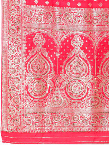 Zari Border Banarasi Woven Saree