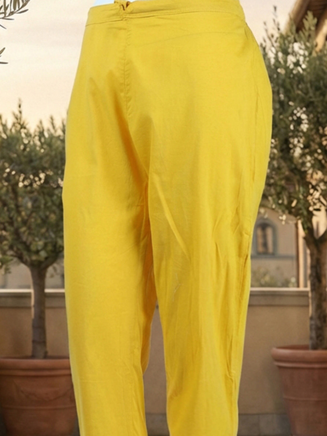 Printed Cotton Kurta With Pant &amp; Dupatta