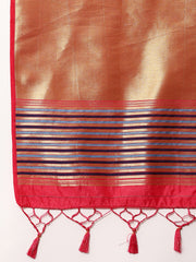 Zari Border Woven Handloom Saree