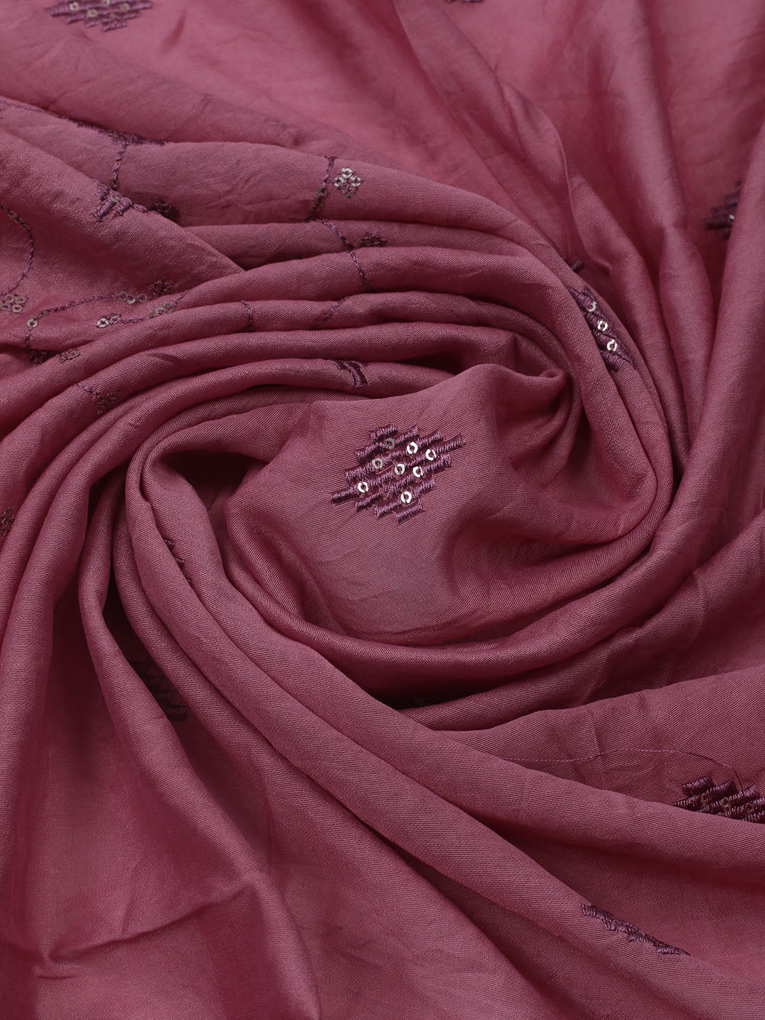 Printed Cotton Blend Unstitched Suit With Dupatta