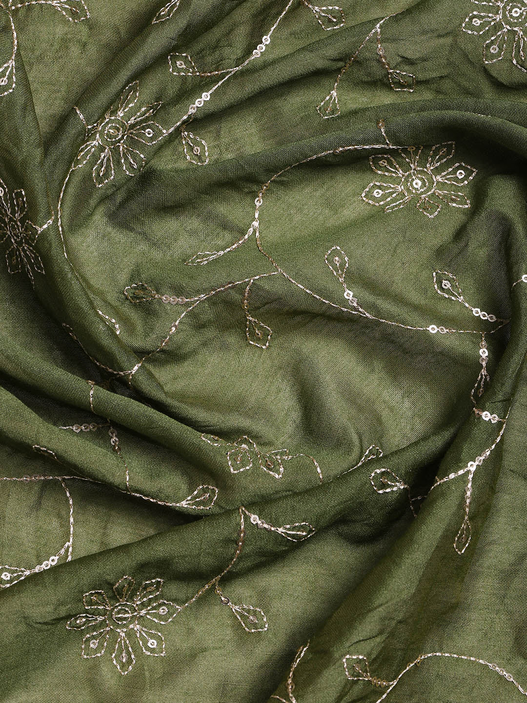Neck Embroidered Cotton Blend Unstitched Suit With Dupatta