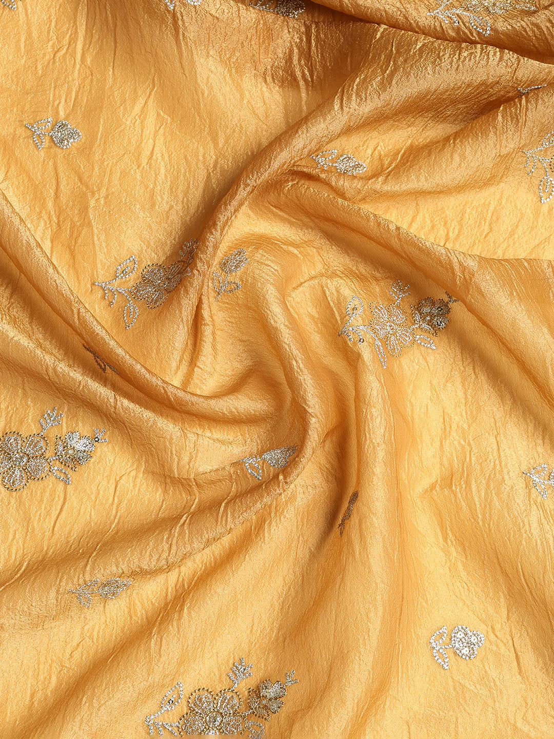 Embroidered Tissue Unstitched Suit With Dupatta
