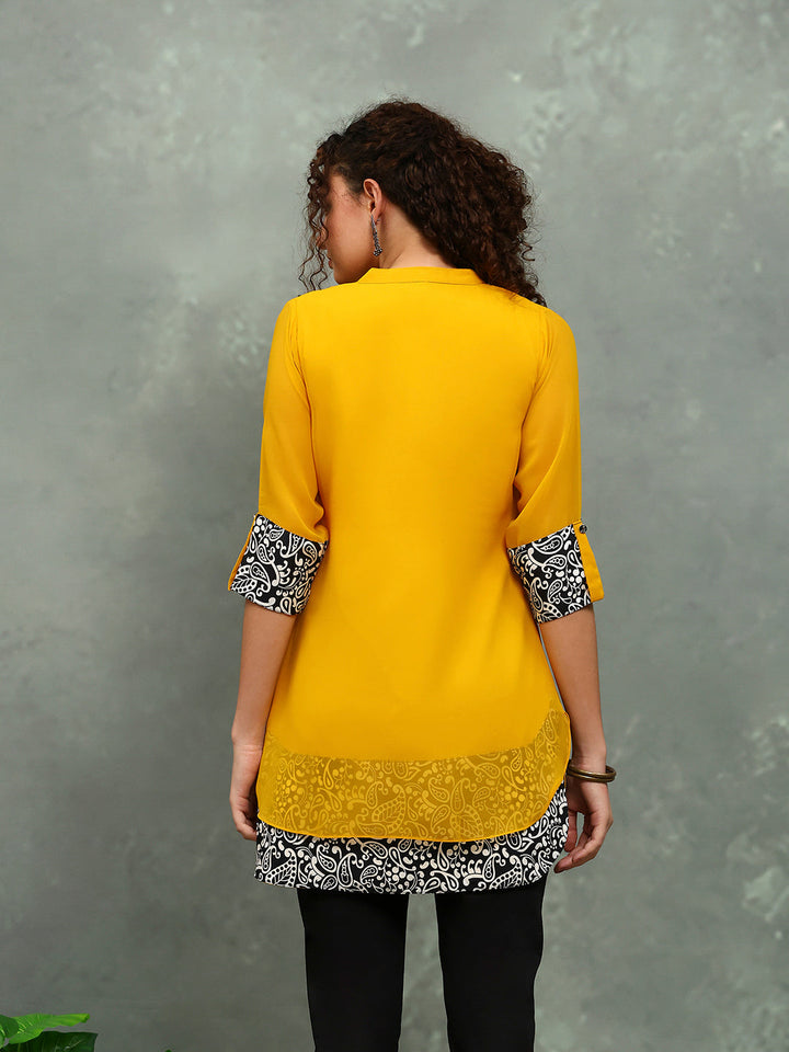 Plain Georgette Kurta