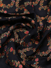 Woven Design Satin Unstitched Suit With Pant & Dupatta