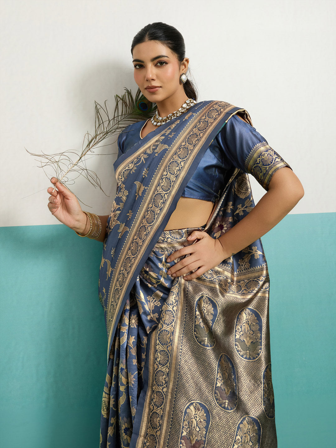 Woven Design Art Silk Saree