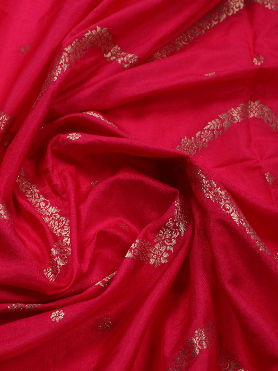 Neck Embroidered Chanderi Unstitched Suit With Dupatta