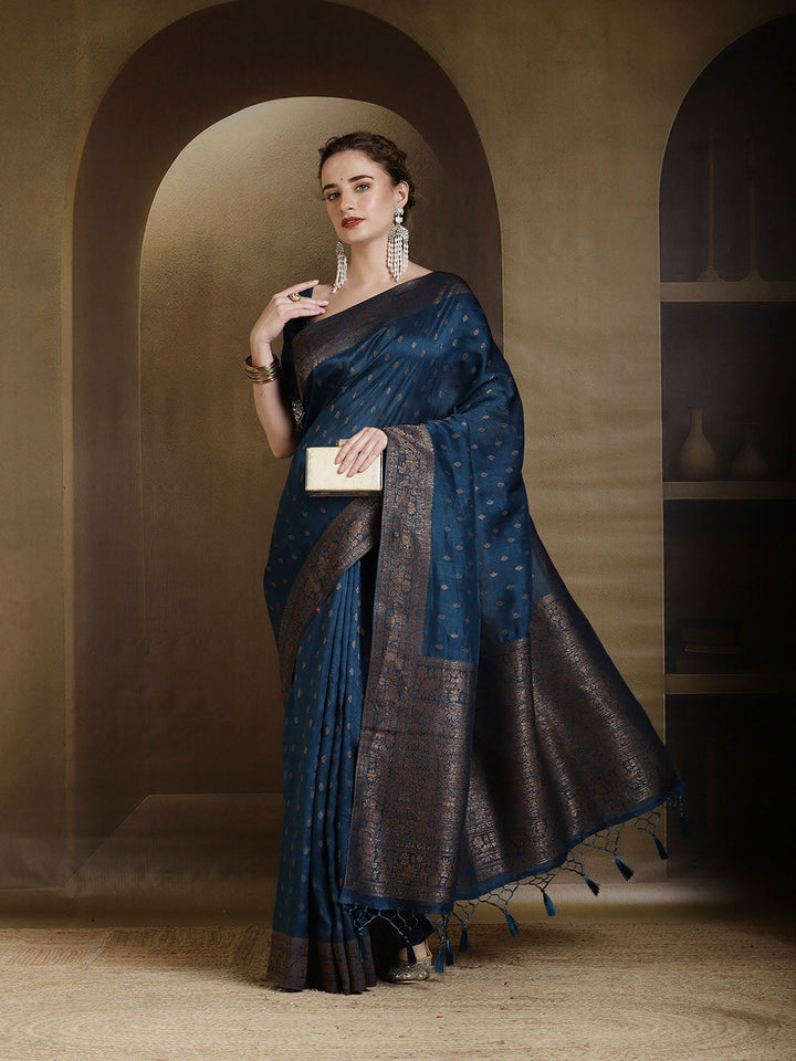 Woven Design Tussar Saree