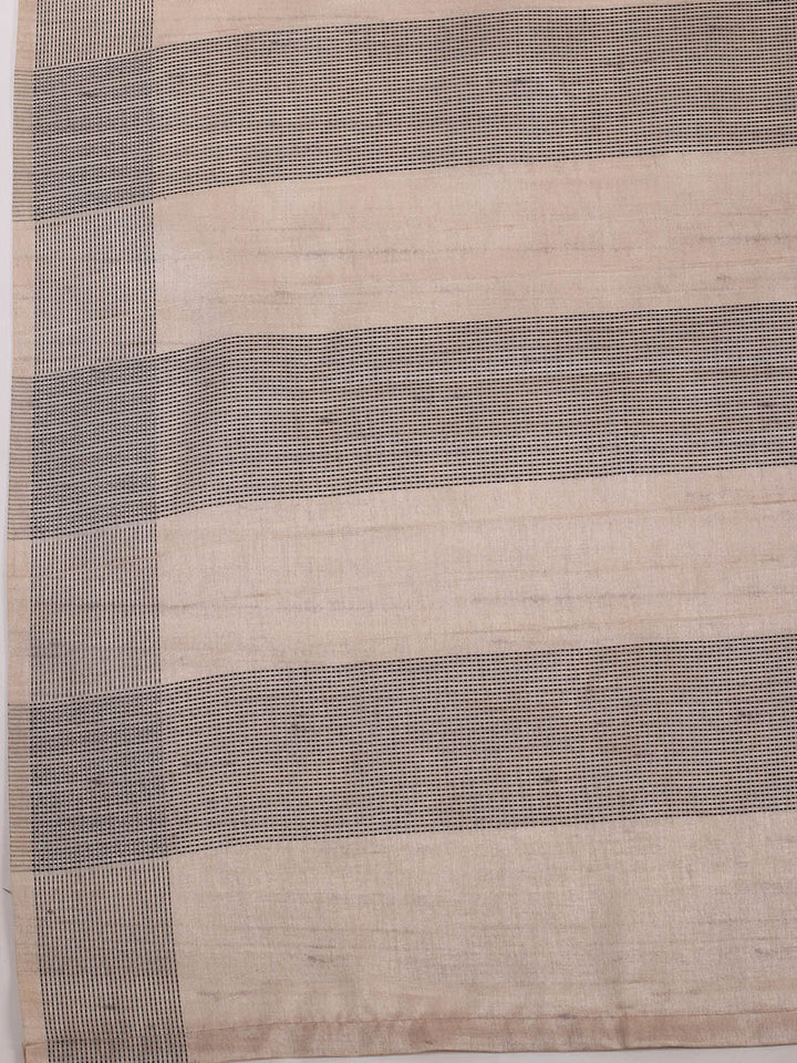 Printed Tussar Saree