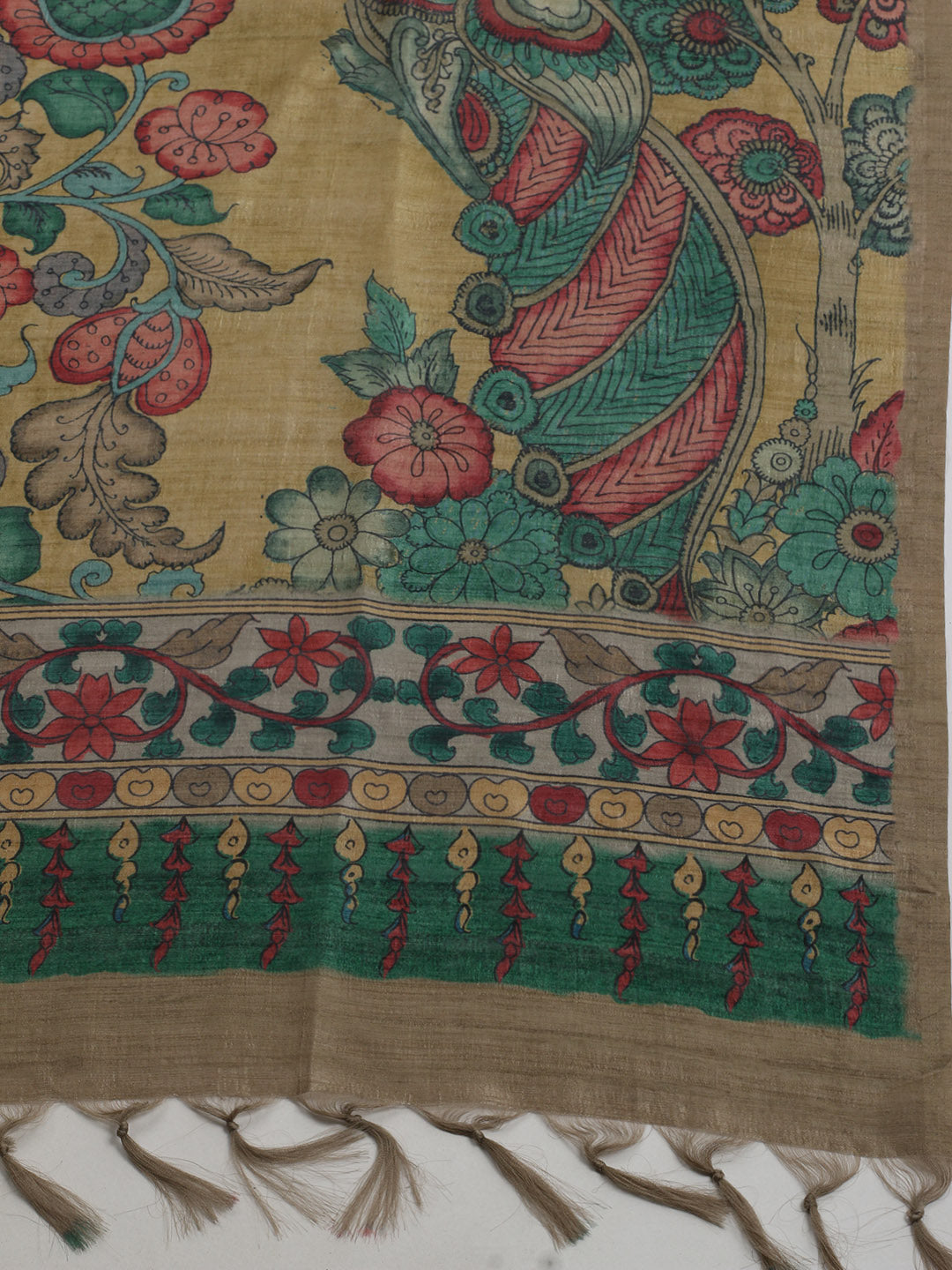 Printed Tussar Saree