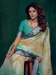 Printed Georgette Saree