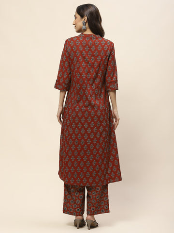 Printed Cotton Kurta Set