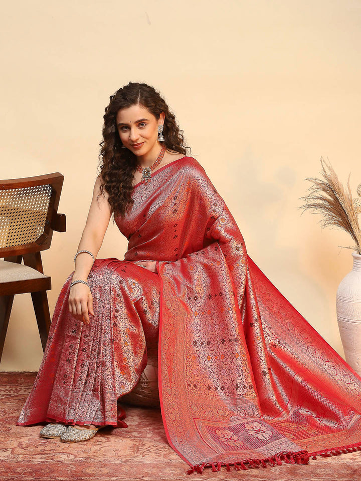 Woven Design Art Silk Saree