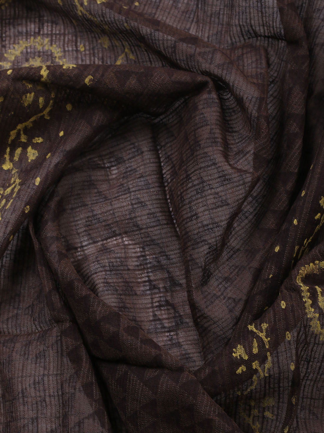 Printed Cotton Blend Unstitched Suit With Pant &amp; Dupatta