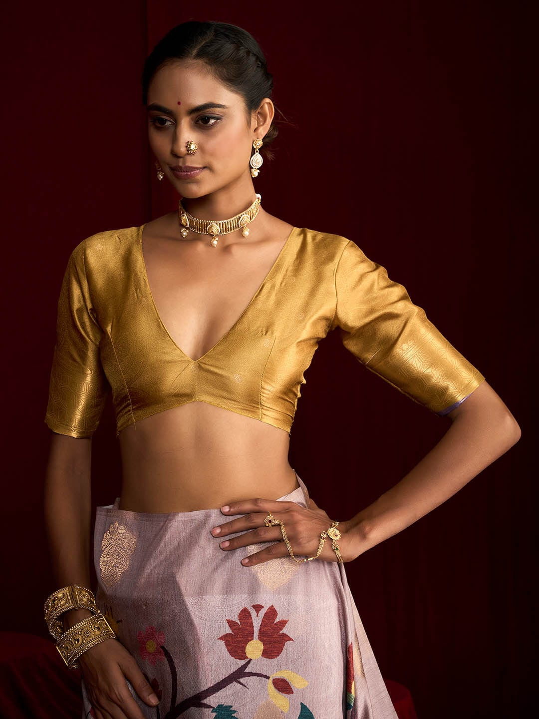 Woven Printed Art Silk Saree