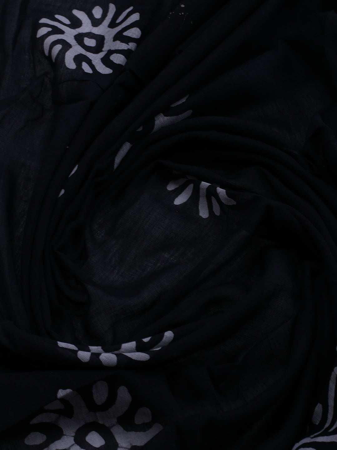 Printed Cotton Blend Unstitched Suit With Dupatta